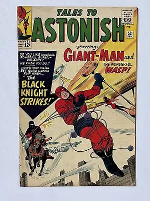 $59.99 • Buy Tales To Astonish #52 (1963) 1st Silver Age App. Of Black Knight In 4.5 Very ...