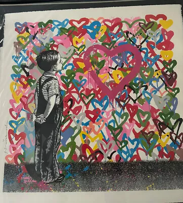 Mr. Brainwash With All My Love Screen Print Poster Signed Numbered Banksy Art • $7000