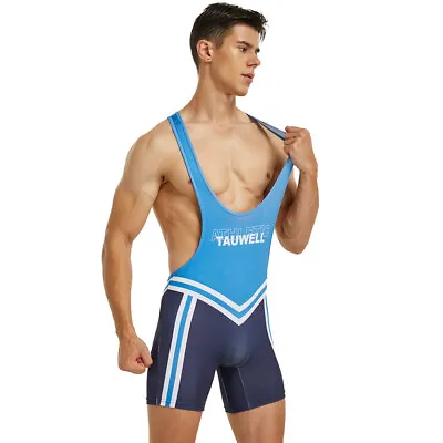 Mens Sports Bodywear Wrestling Singlet Struggles Sexy Underwear Swimwear Vest • $15.99