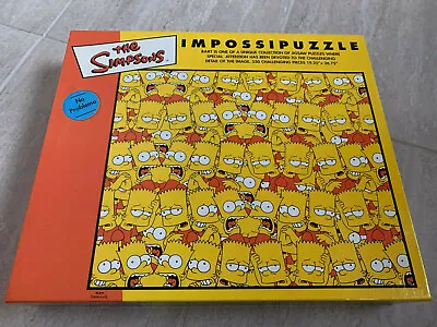 The Simpsons Bart - 550 Piece Jigsaw Unique Collection - Impossipuzzle- Complete • £5