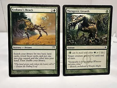 Mutagenic Growth +Kodama's Reach Magic The Gathering MTG • $1.25