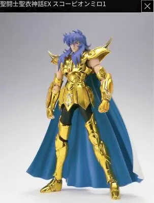 Bandai Saint Seiya Myth Cloth EX Scorpion Gold Escorpio Milo Action Figure • $154.99