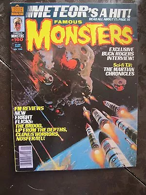 Famous Monsters 160  Meteor's A Hit & Buck Rodgers Interview • $10