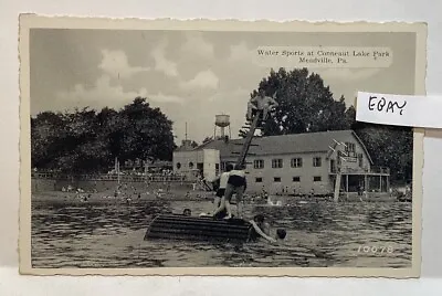 Early Meadville Pa. Conneaut Lake Amusement Park Water Sports Swimming +postcard • $17.85
