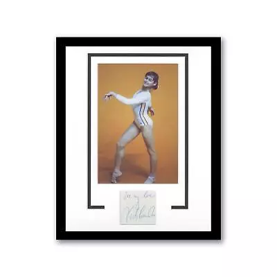 Nadia Comaneci AUTOGRAPH Signed Olympics Gymnastics Framed 11x14 Display ACOA • $200