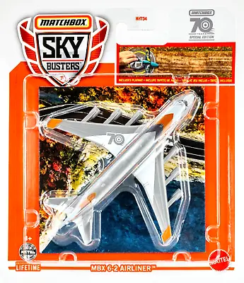 2023 Matchbox Sky Busters #10 MBX 6-2 Airliner™ SILVER | 70 YEARS SPECIAL | FSC • $3.99