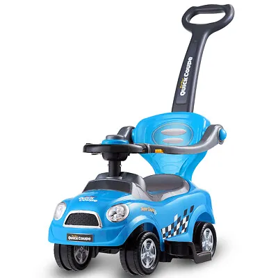 Kids Ride On Push Car Child Baby Toys W/Parent Handle Storage Box Toddler Walker • £49.95