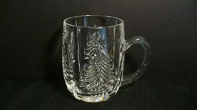 Mikasa Christmas Tree 4 3/8  Crystal Mug - 1  • $13.50