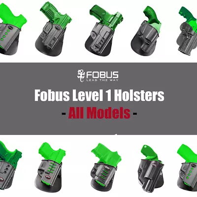 FOBUS Level 1 Polymer Holsters ALL MODELS • $30