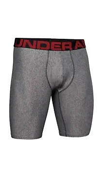 Under Armour Mens UA Tech 9in Boxerjock  Boxer Briefs Sports Underwear Large Gre • £20