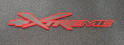 One Chevrolet S10 Blazer Xtreme Emblem Laser Cut Cast Acrylic Vinyl Overlay NEW • $35