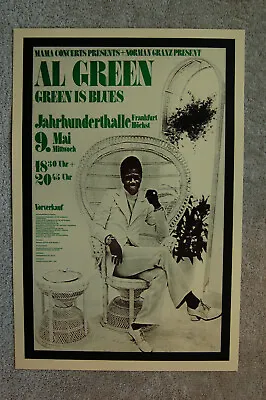 Al Green Concert Tour Poster 1973 Germany -- • $4.50