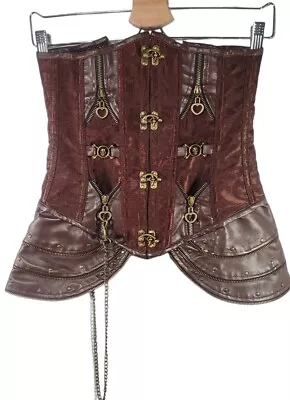 Steampunk Lace Up Corset Small • $60