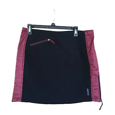 Skhoop Elina Insulated Mini Outdoor Athletic Ski Skirt Black Red Size Large • $59