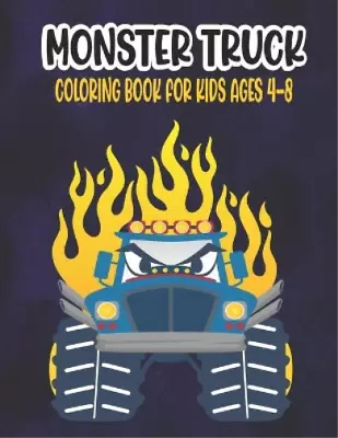 Ssr Press Monster Truck Coloring Book For Kids Ages 4-8 (Paperback) • $10