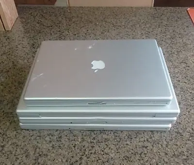 For Parts - Lot Of 4 Assorted (1)2007 (1)2008 MacBook Pro (2)03/04 PowerBook G4 • $150
