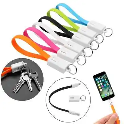 Keyring 15cm Charger Cable Lead USB - 8 Pin Iphone 14 13 12 11 X 8 7 6 Pro Max • £6.99