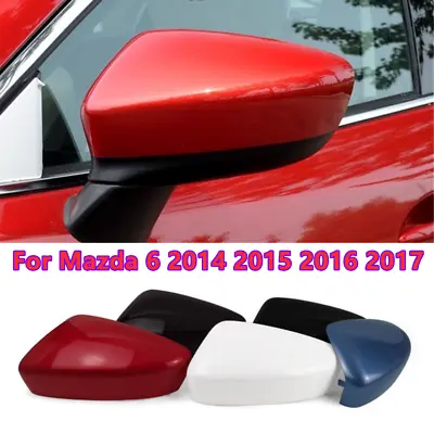 Left Driver Right Passenger Side Mirror Cover Replacement For Mazda 6 2014-2017 • $28.79