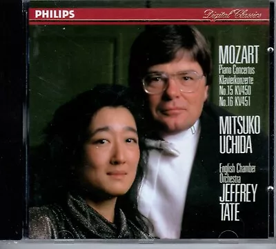 Mozart - Piano Concertos No 15 & No 16 - Mitsuko Uchida - Eco - Tate • £2.99