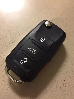 Volkswagen Vw Virgin Chip Uncut Key Blade Fob Oem Remote Keyless Entry 4 Button • $37.99