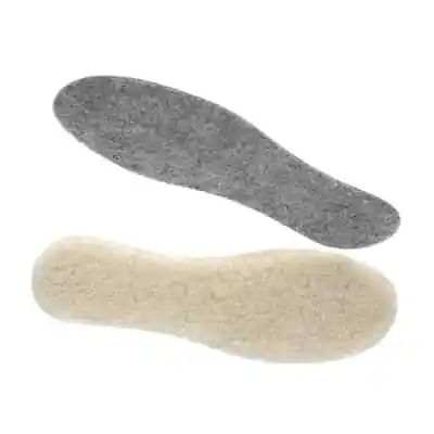 Wool + Felt Insoles Thick Inner Soles Shoes Boots Pad Wintersoft Warm Thermal • £3.99