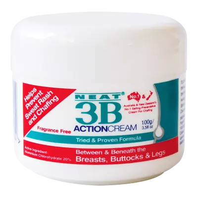 Neat 3B Action Cream 100g Helps Prevent Sweat Rash And Chafing Proven Formula • $27.85