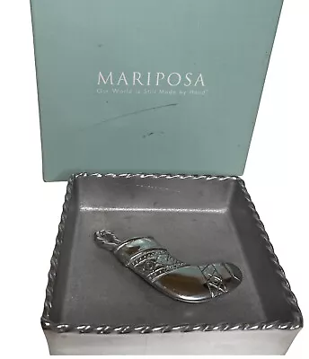 Mariposa Brillante Twist Box With Present Stocking Weight Rare • $45