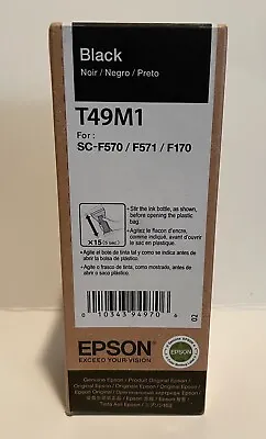 Epson Ink Pack T49M1 Black Ink For Epson SC-F170/570/571 NEW SEALED • $50