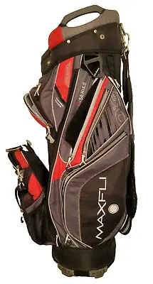 Preowned Maxfli U Series 5.0 Golf Cart Bag 15 Way Divider Red. • $80
