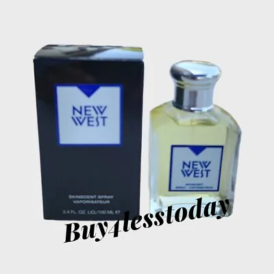 $249.89 • Buy NEW WEST By ARAMIS 3.3 / 3.4 Oz Skinscent Spray Edc Cologne For Men NEW IN BOX
