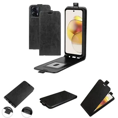 Leather Up & Down Flip Wallet Magnetic Vertical Phone Case Cover For TCL OnePlus • $14.29