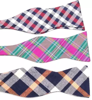 1135  ) Lot Of 3   Different  Brand   Men's  Bow Tie  100%  Silk   Made In China • $10.99