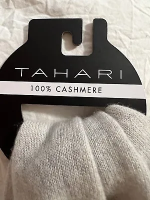 $52.99 • Buy Tahari 100%  Oversized 2-Ply Cashmere  Scarf/Shawl Size 70''X 13  Beige NWT