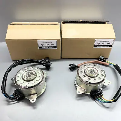 Genuine Nissan R35 GT-R GTR Radiator Fan Motors Pair Left + Right • $449