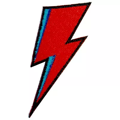 David Bowie Lightning Bolt Easy Iron On Patch Sew The Aladdin Sane Flash Rebel • £3.50