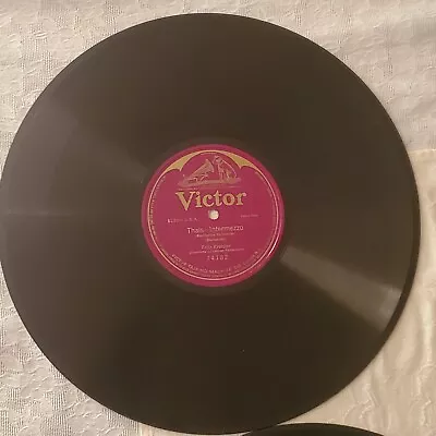 LOT Of 4 Single Sided 12   Victrola Victor Records 78 Rpm • $35