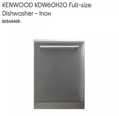 KENWOOD Full-size Dishwasher - KDW6OX20 • £150