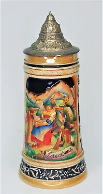 Vintage Reinhold Merkelbach Rm Germany 4062 Lidded Beer Stein Feierabend 11  • $25