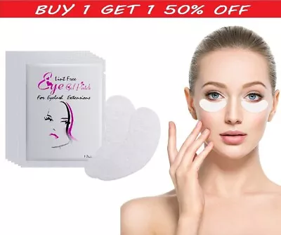 30-200 Pairs Under Eye Gel Pads Lint Free Skin Friendly Under Eye Patches Lash • £1.95