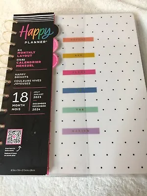 NEW Happy Planner 2023-2024 Polka Dot Big MonthlyLayout 18 Month Planner • $9.99