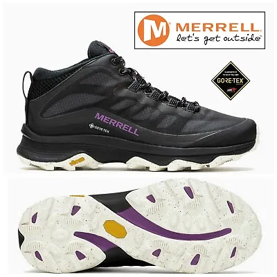 Merrell MOAB SPEED MID GTX Women's Waterproof Gore-Tex Hiking & Trail Boots • £69.99