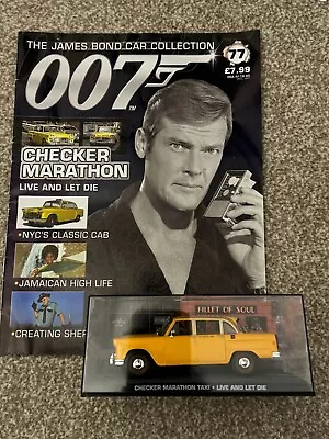 James Bond Car Collection - #77: NEW YORK YELLOW CAB - (live And Let Die) • £9.99