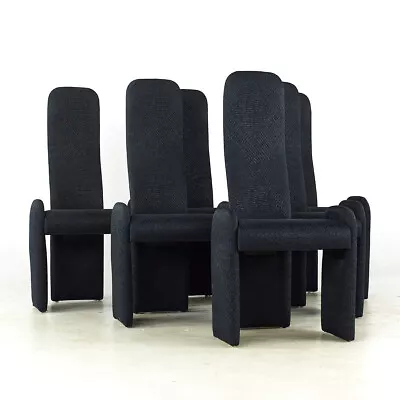 Pierre Cardin Mid Century Armless Dining Chairs - Set Of 6 • $5347