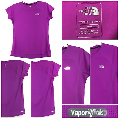 The North Face Womens Medium (36 In Bust) Purple Vapor Wick Crew Neck Active Tee • $8.81