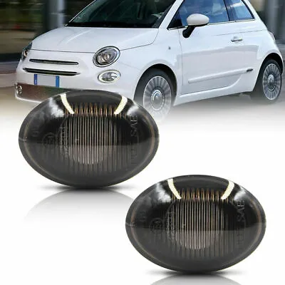 Smoke Lens OEM Side Marker Light Housing For 2007-2019 Fiat 500 500e 500c Abarth • $12.99