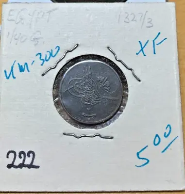 1327/3 EGYPT 1/40 QIRSH EF Condition. Coin #222 • $4.99