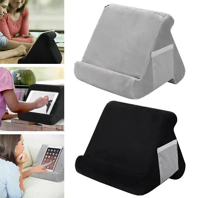 Multi-Angle Soft Pillow Lap Stand Phone Cushion Laptop For IPad Tablet Holder • £8.69