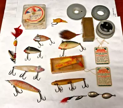 Vintage Lot Of Fishing Tackle Winchester Pflueger South Bend JC Higgins • $49.99