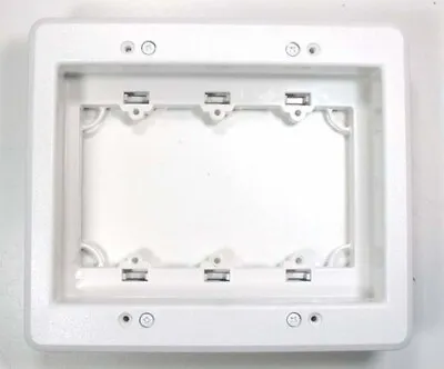 Arlington LVU3W - Recessed 3 Gang Low Voltage Box - White • $20.48