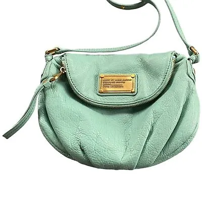 Marc By Marc Jacobs Classic Q Karlie Leather Handbag Crossbody Bag Mint Green • $65